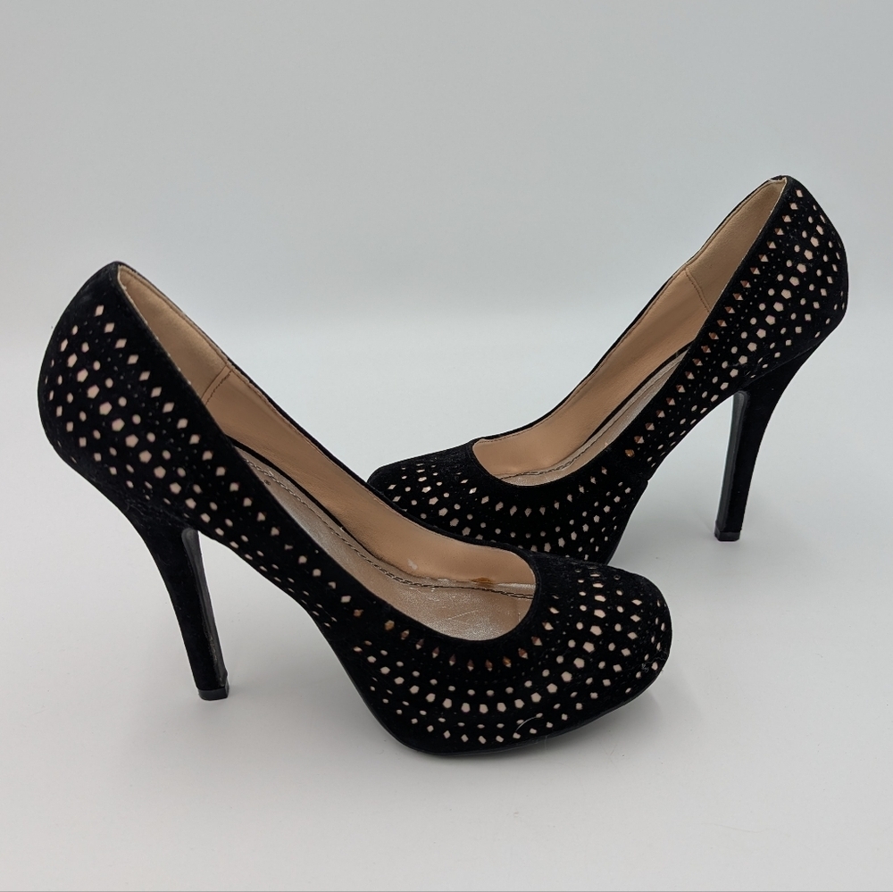 Anne Michelle Pumps Stiletto Heels Office Siren Night Lux 8 Black Clubwear